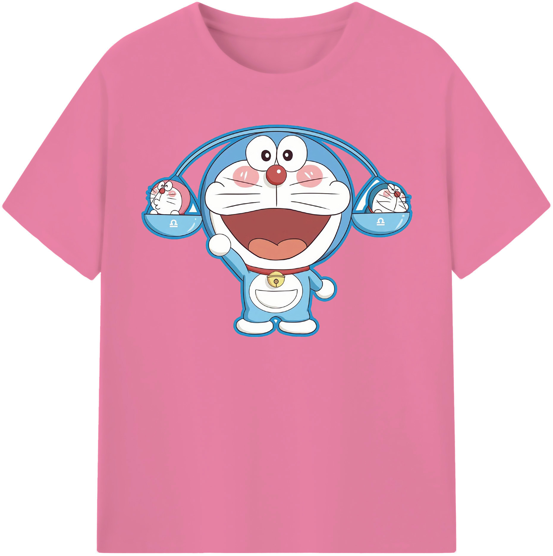 （画像用） ドラえもん Doraemon 綿100％半袖Tシャツ（フロントプリント）